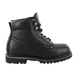 Cactus Men Black Steel Toe Work Boots Oil Resistant 622S