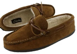 Clarks Men's Augusta Moccasin Winter Slippers