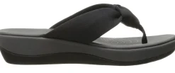 Clarks Women Arla Glison Thong Sandals with Arch Support