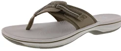 Clarks Women Cloudsteppers Walking Flip Flop Sandals Brinkley Jazz