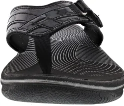 Clarks Women Sandals Lightweight Flip Flops Breeze Sea