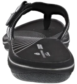 Clarks Women Sandals Lightweight Flip Flops Breeze Sea