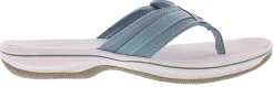 Clarks Women Sandals Lightweight Flip Flops Breeze Sea
