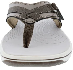 Clarks Women Sandals Lightweight Flip Flops Breeze Sea