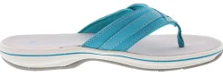 Clarks Women Sandals Lightweight Flip Flops Breeze Sea