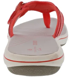 Clarks Women Sandals Lightweight Flip Flops Breeze Sea