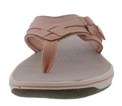 Clarks Women Sandals Lightweight Flip Flops Breeze Sea