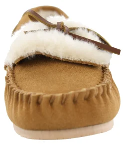 Clarks Women Warm Cozy Slip On Moccasin Slippers Holly