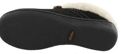 Clarks Women Warm Cozy Slip On Clog Slippers Rebecca