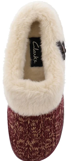 Clarks Women's Indoor Outdoor Winter Clog Slippers Ginger