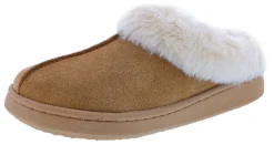 Clarks Women's JMS0587 Suede Indoor & Outdoor House Slippers