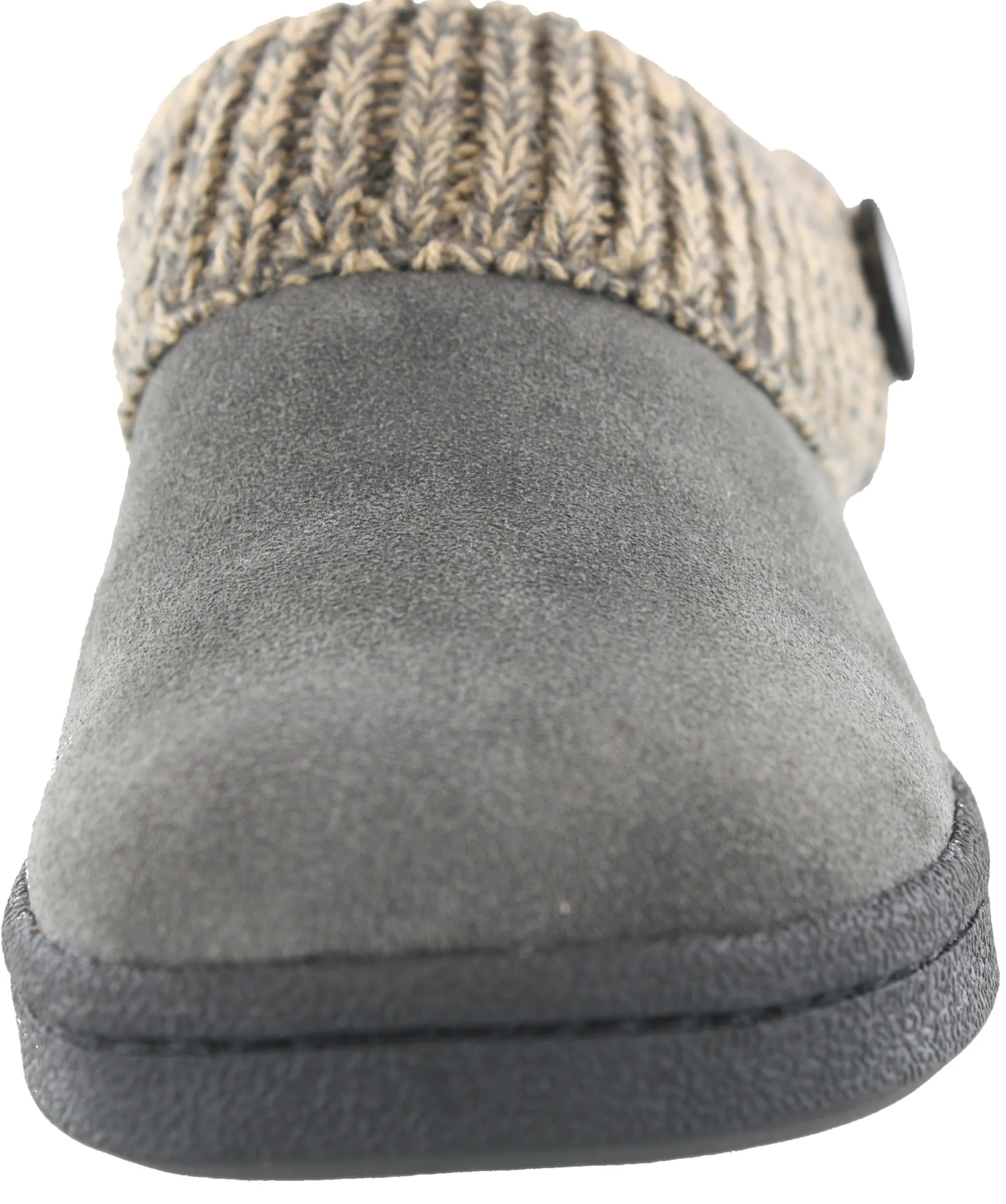 Clarks Women's Knitted Collar Clog Winter Slippers Angelina