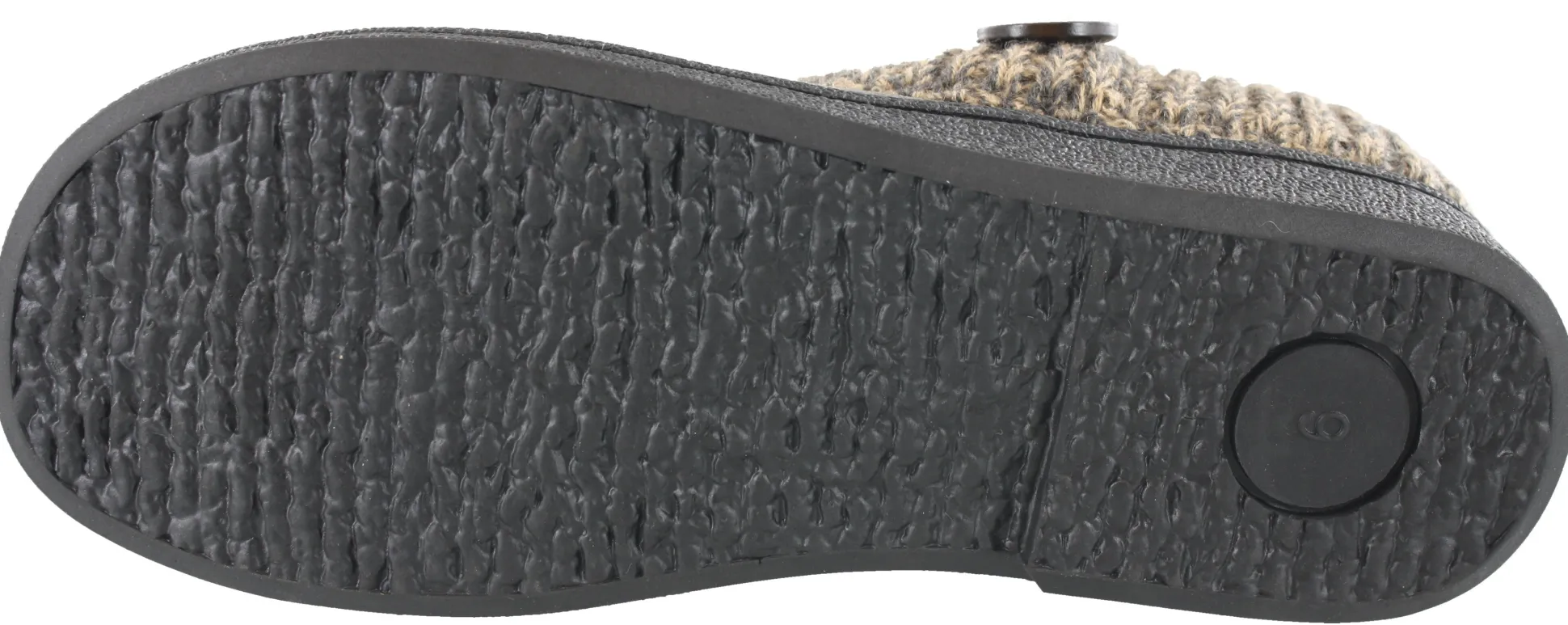 Clarks Women's Knitted Collar Clog Winter Slippers Angelina