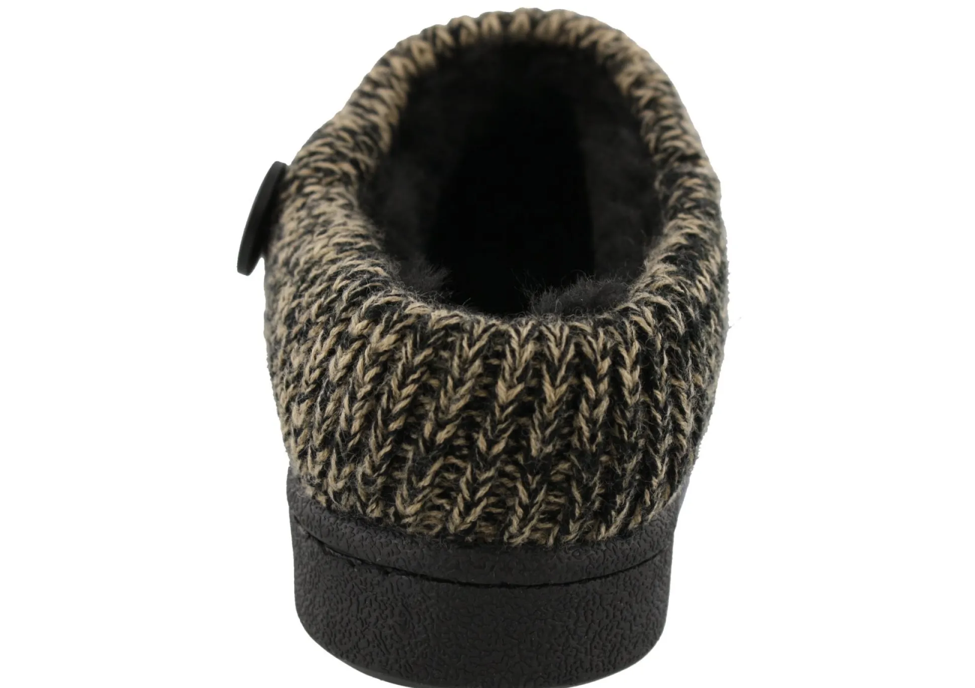 Clarks Women's Knitted Collar Clog Winter Slippers Angelina