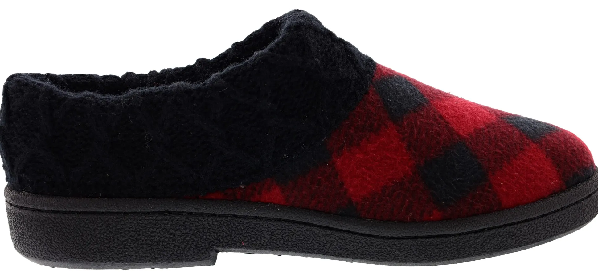 Clarks Women's Knitted Collar Clog Winter Slippers Angelina