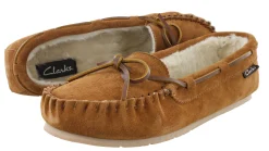 Clarks Women's Moccasin Winter Slippers Nancy