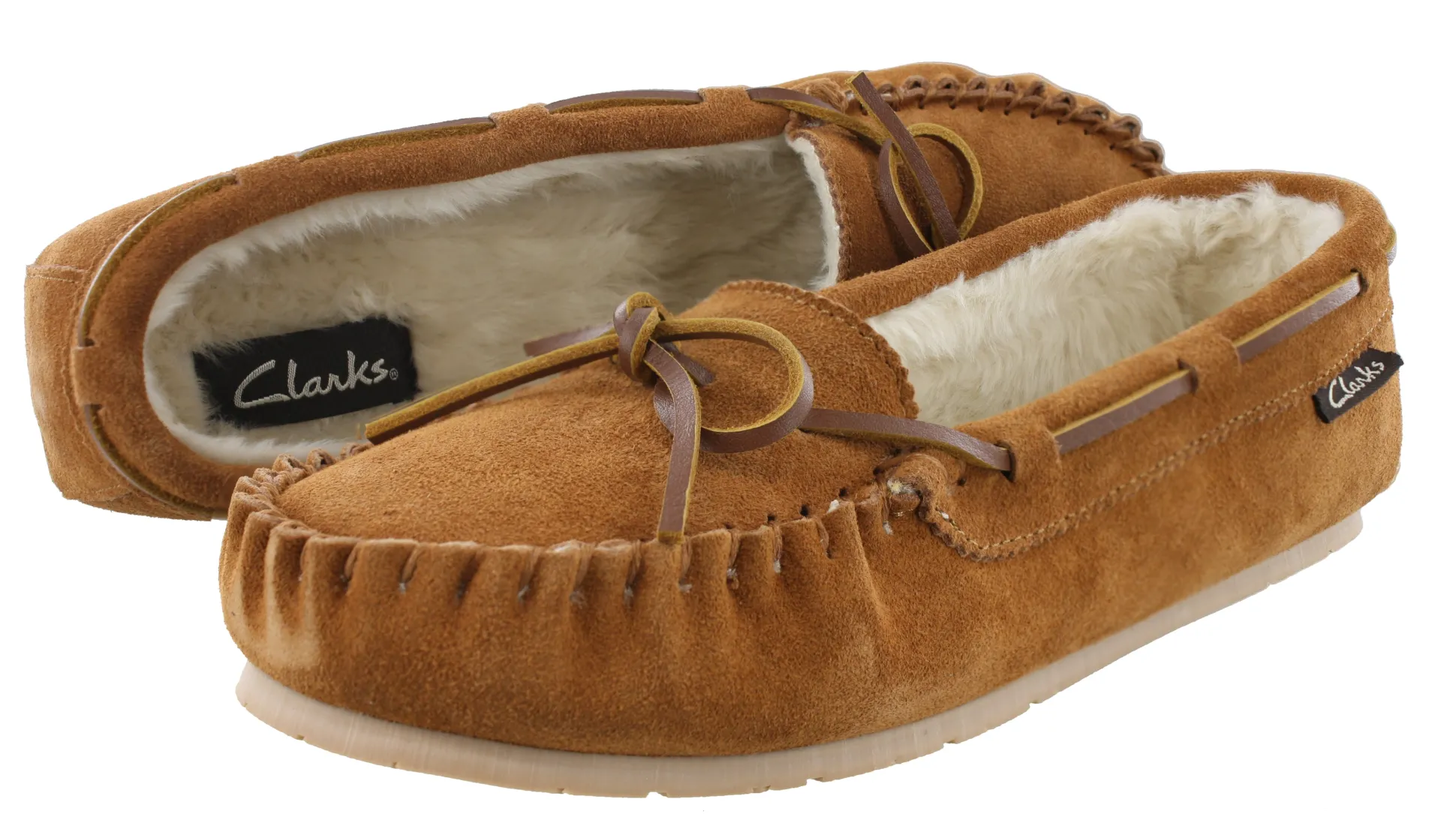 Clarks Women's Moccasin Winter Slippers Nancy