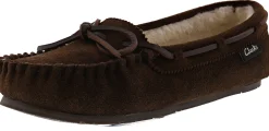 Clarks Women's Moccasin Winter Slippers Nancy