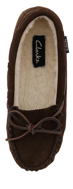 Clarks Women's Moccasin Winter Slippers Nancy