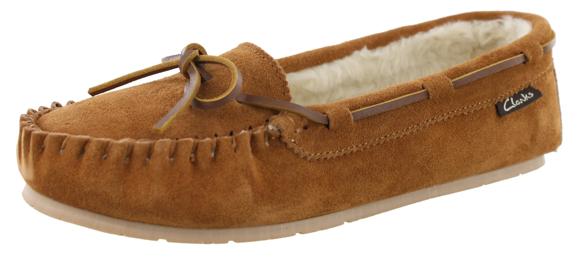 Clarks Women's Moccasin Winter Slippers Nancy
