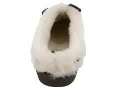 Clarks Womens Winter Cozy Fur Easy On Lightweight Suede Slippers