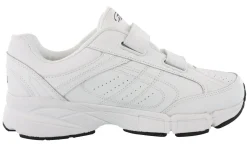 Dr. Scholls Mens Omega Hoop and Loop Tennis Shoes for Elderly Wide Width