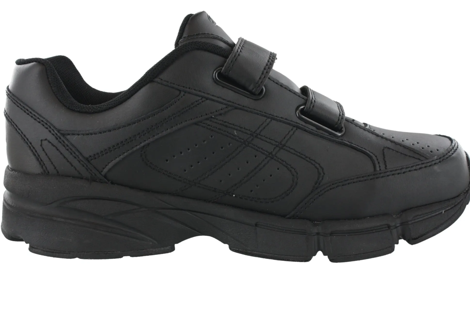 Dr. Scholls Mens Omega Hoop and Loop Tennis Shoes for Elderly Wide Width