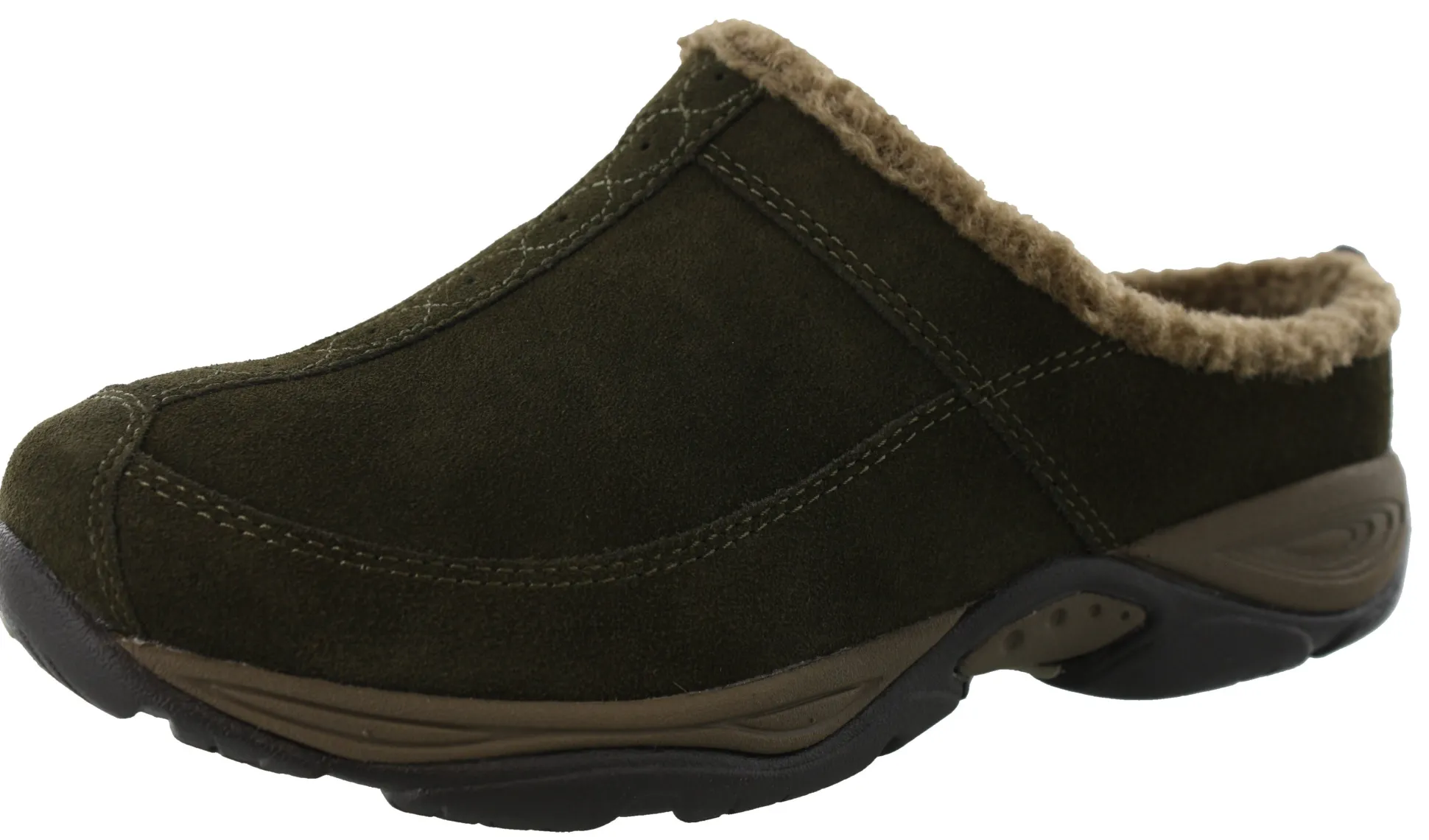 Easy Spirit Women Warm Wide Width Cozy Clog Slippers Exchange