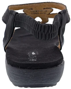 Patrizia Crema Wedge Thong Sandals By Spring Step