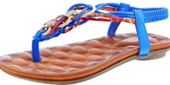 Patrizia Womens Gadelina Lightweight Summer T-Strap Sandals