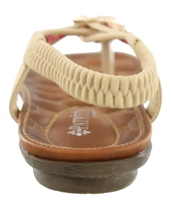 Patrizia Womens Gadelina Lightweight Summer T-Strap Sandals