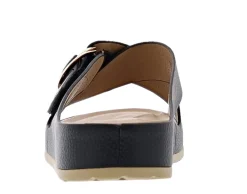 Patrizia Women's Rutha Adjustable Strap Slide Sandals By Spring Step