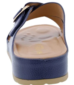 Patrizia Women's Rutha Adjustable Strap Slide Sandals By Spring Step