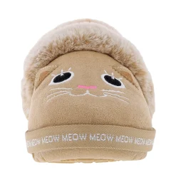 Skechers Bobs Women's Too Cozy- Meow Pajamas Memory Foam Slippers