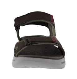 Skechers Men's Go Walk Arch Fit - Mission II Hook & Loop Strap Sandal