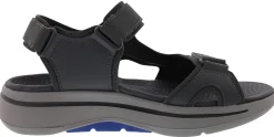 Skechers Men's Go Walk Arch Fit Sandal Mission Hook & Loop Strap Sandals
