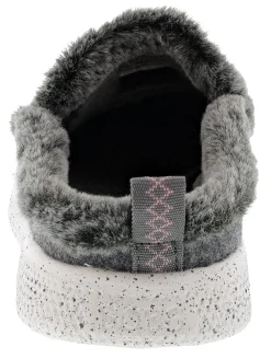 Skechers Women's Bobs Skipper Wild Wooly Memory Foam Slip On Slippers