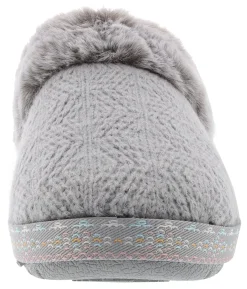Skechers Women's Bobs Too Cozy-Deco Drifter Memory Foam Slippers