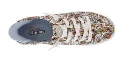 Skechers Women's Slip-Ins Bobs D'vine- Preppy Pup Canvas Upper Shoes