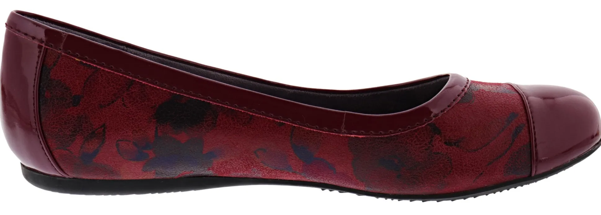 Softwalk Women's Napa Wide Width Slip On Ballerina Flats