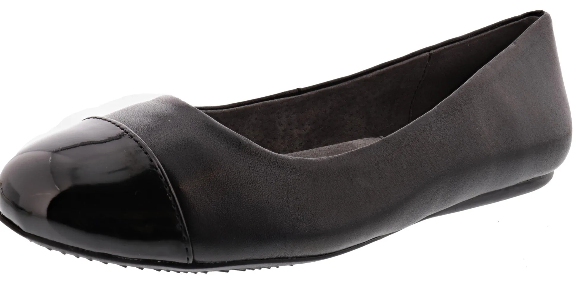Softwalk Women's Napa Wide Width Slip On Ballerina Flats
